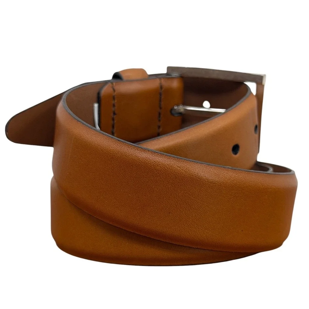 Allen Edmonds Dress Belt Men SZ 34 Brown Business Classic Leather USA Practical